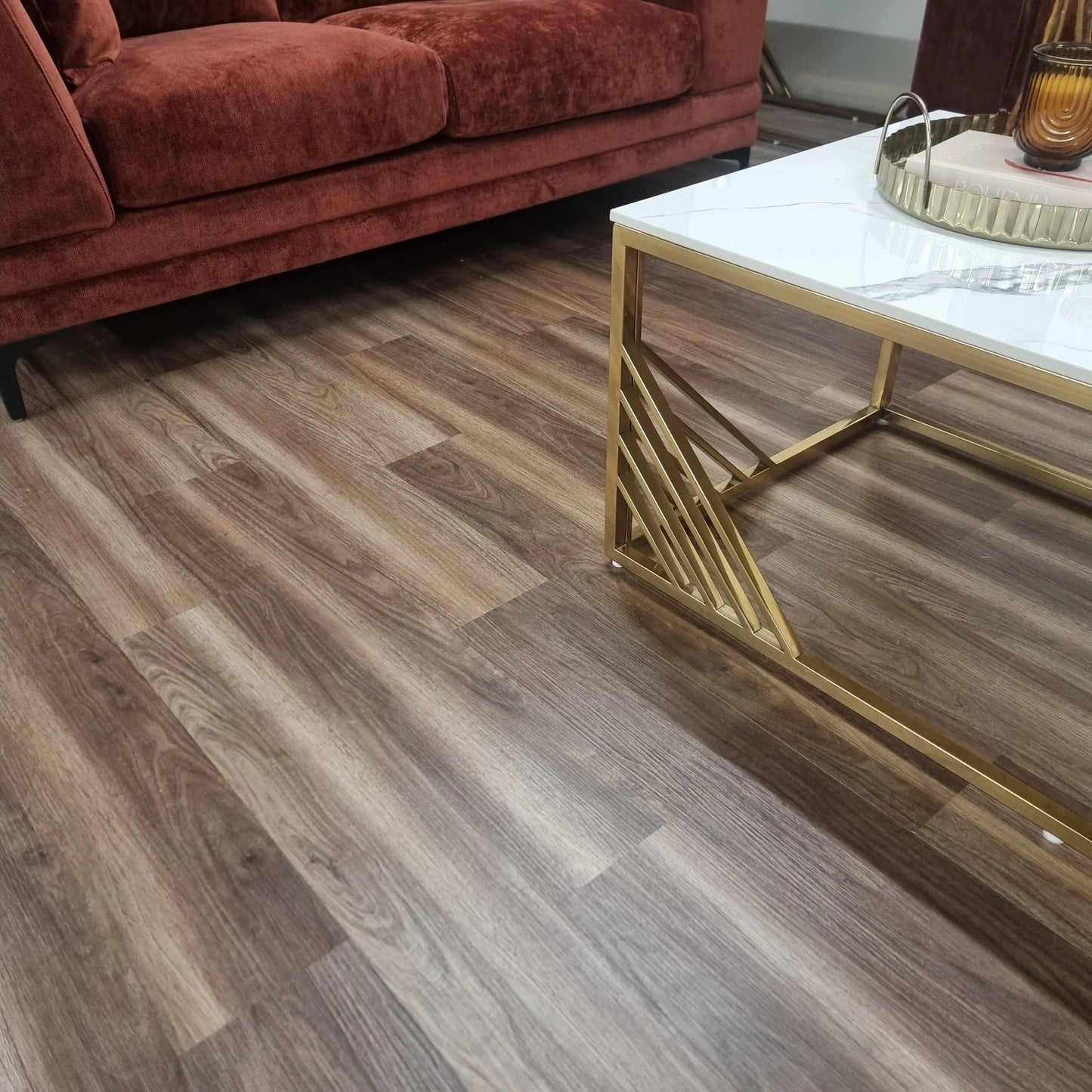 LuxeGrip Self-Adhesive Vinyl Plank Flooring – 36pc Pack