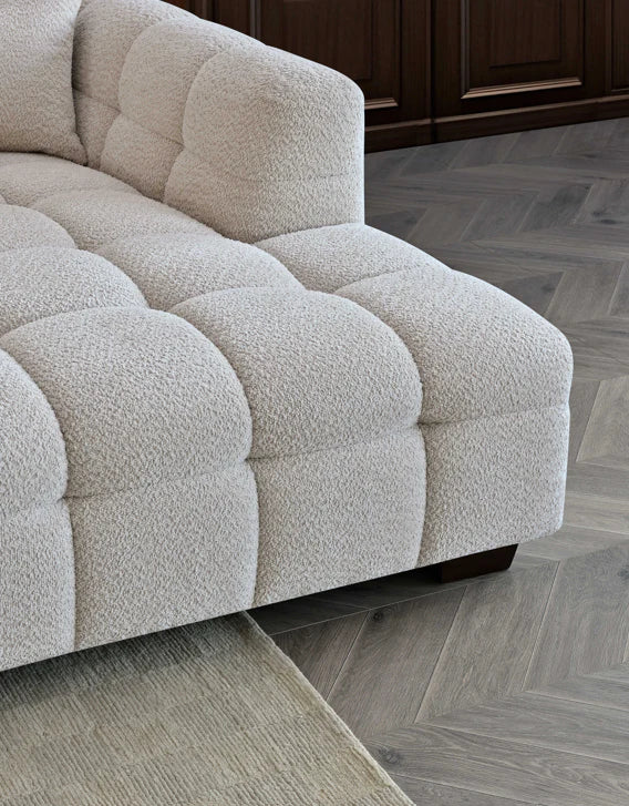 Tribeca Sofa – Right Hand Corner in Oatmeal Boucle