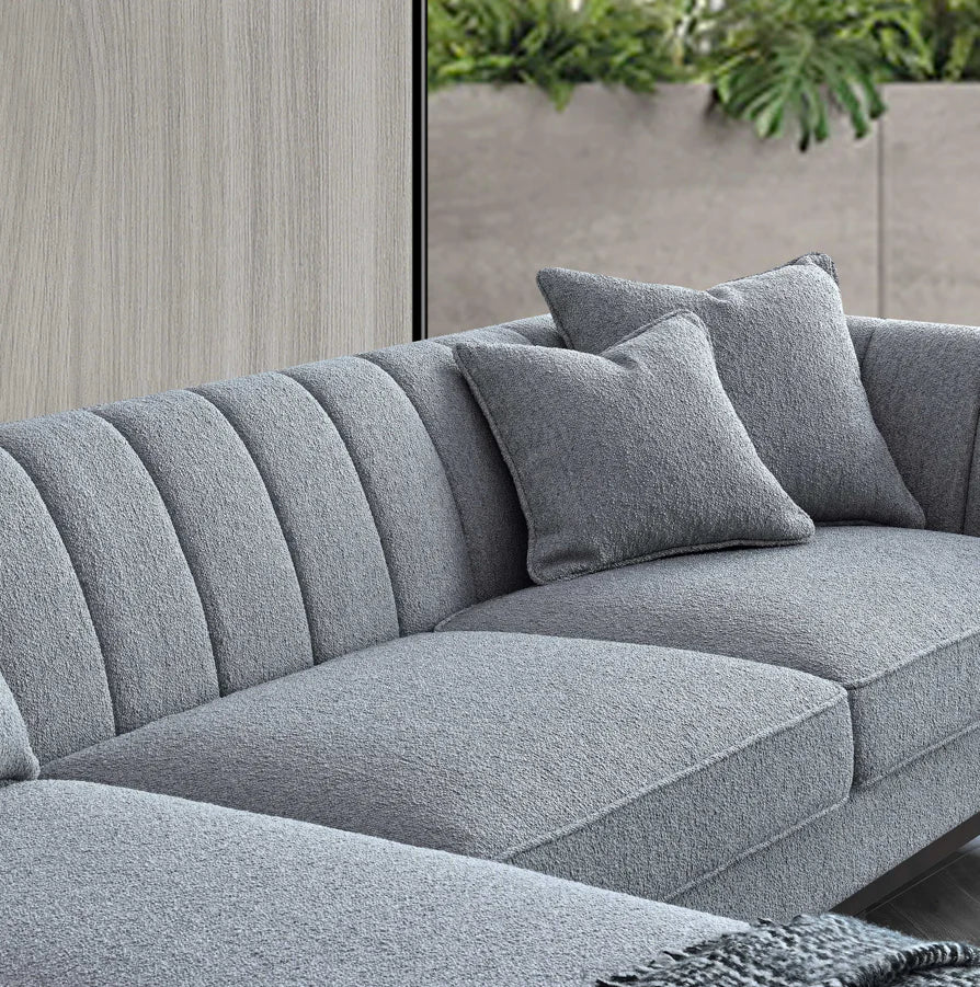 Lunara Delfiné Sofa - Left Hand Corner (Boucle)