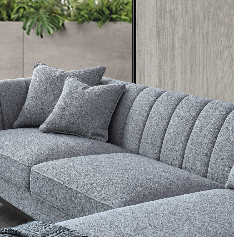 Lunara Delfine Sofa – Right Hand Corner (Boucle)