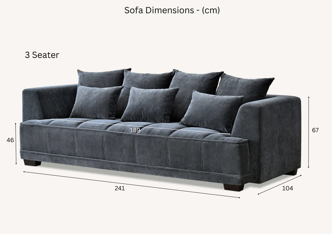 Lunara Mermaid Sofa - 3 Variants Available